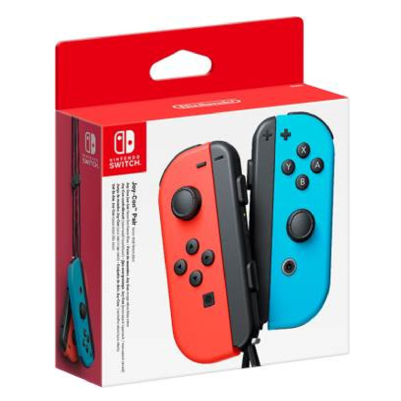 Paire de Manettes Joy-Con Switch Nintendo Rouge Bleu · Smarty Paris